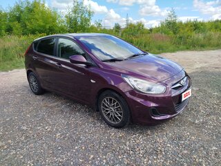 2012 Hyundai Solaris I, фиолетовый, 645000 рублей, вид 1