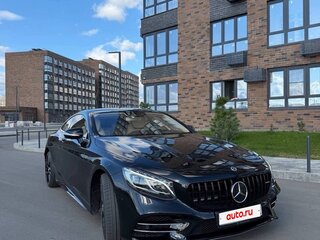 2019 Mercedes-Benz S-Класс 450 4MATIC VI (W222, C217) Рестайлинг, чёрный, 8700000 рублей, вид 2