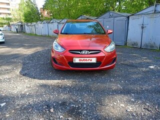 2011 Hyundai Solaris I, красный, 770000 рублей, вид 2
