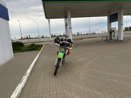 2001 Kawasaki KLX 250, зелёный, 220000 рублей, вид 3