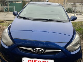 2012 Hyundai Solaris I, синий, 700000 рублей, вид 2