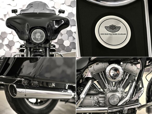 2003 Harley-Davidson Electra Glide, чёрный, 649000 рублей - вид 9