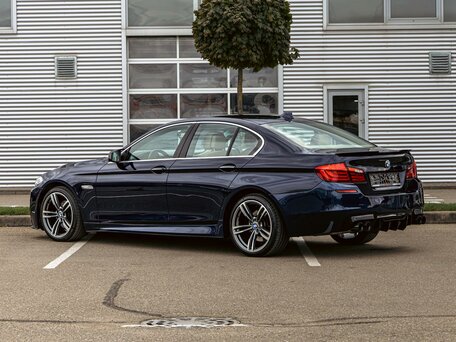 2013 BMW 5 серии 520i VI (F10/F11/F07), синий, 1255000 рублей, вид 4