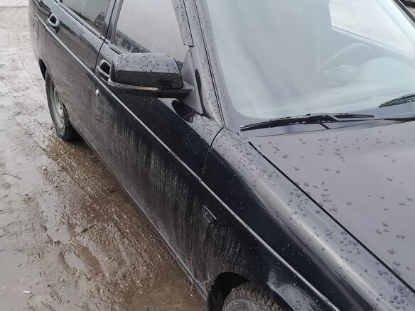 2011 Lada (ВАЗ) Priora I, чёрный, 330000 рублей - вид 2