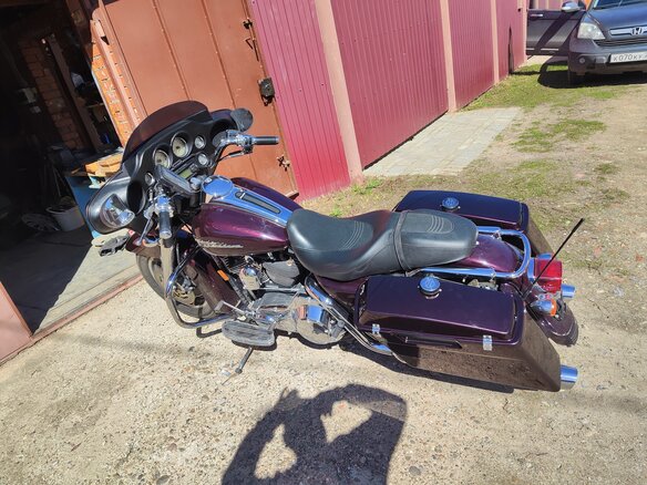 2006 Harley-Davidson Street Glide, фиолетовый, 555000 рублей - вид 2