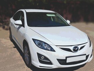 2010 Mazda 6 II (GH) Рестайлинг, белый, 1100000 рублей, вид 1