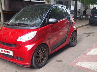 2008 Smart Fortwo II, красный, 660000 рублей, вид 1