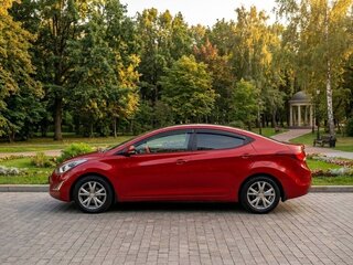 2012 Hyundai Elantra V (MD), красный, 950000 рублей, вид 2