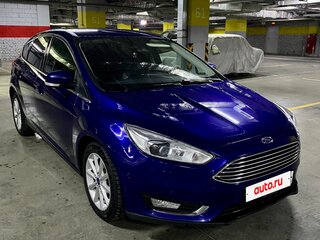 2016 Ford Focus III Рестайлинг, синий, 1390000 рублей, вид 4