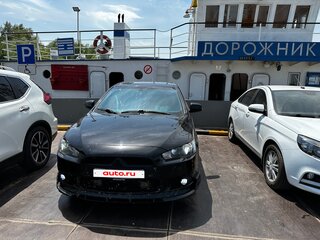 2013 Mitsubishi Lancer X Рестайлинг, чёрный, 980000 рублей, вид 1