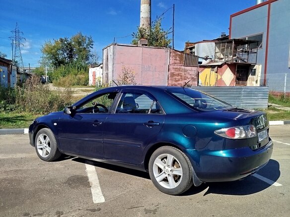 2005 Mazda 6 I (GG) Рестайлинг, зелёный, 680000 рублей - вид 20
