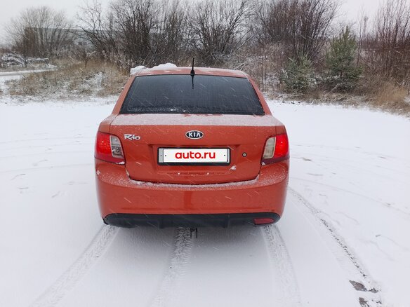 2010 Kia Rio II Рестайлинг, оранжевый, 590000 рублей - вид 5