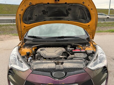 2012 Hyundai Veloster I, жёлтый, 820000 рублей, вид 2