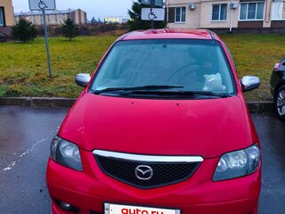 2003 Mazda MPV II (LW), красный, 350000 рублей, вид 3