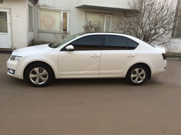 2013 Skoda Octavia III (A7), белый - вид 1