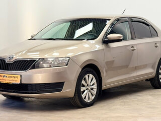 2017 Skoda Rapid I Рестайлинг, бежевый, 940000 рублей, вид 1