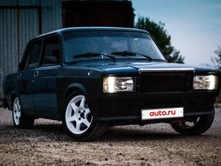 2008 Lada (ВАЗ) 2107, синий, 300000 рублей, вид 1