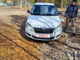 2013 Skoda Fabia II Рестайлинг, белый, 425000 рублей, вид 1