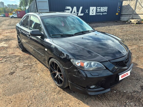 2008 Mazda 3 I (BK) Рестайлинг, чёрный, 255000 рублей - вид 6