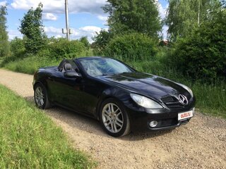 2008 Mercedes-Benz SLK-Класс 280 II (R171) Рестайлинг, чёрный, 1650000 рублей, вид 3