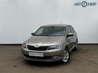 2018 Skoda Rapid I Рестайлинг, бежевый, 1115000 рублей, вид 1