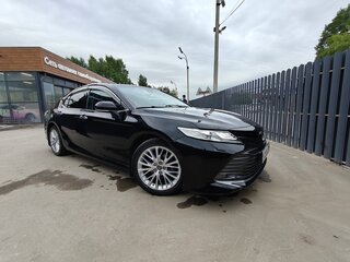 2018 Toyota Camry VIII (XV70), чёрный, 2950000 рублей, вид 4