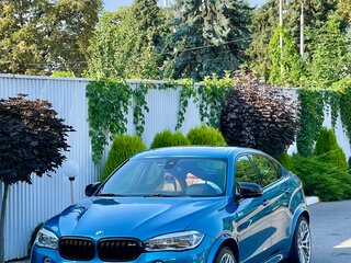 2016 BMW X6 M II (F86), голубой, 2800000 рублей, вид 1