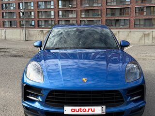 2020 Porsche Macan I Рестайлинг, синий, 4700000 рублей, вид 2
