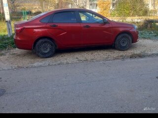 2016 Lada (ВАЗ) Vesta I, красный, 750000 рублей, вид 3
