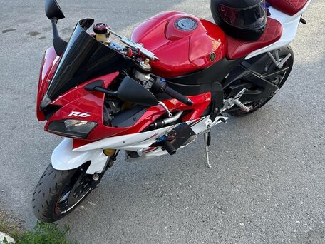 2007 Yamaha YZF-R6, красный, 615000 рублей, вид 1