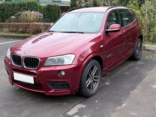 2012 BMW X3 20d xDrive II (F25), красный, 2500000 рублей, вид 1