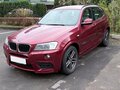 2012 BMW X3 20d xDrive II (F25), красный, 2500000 рублей