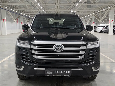 2021 Toyota Land Cruiser 300 Series, чёрный, 7700000 рублей, вид 2