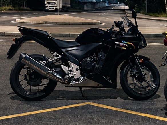 2013 Honda CBR 400R, чёрный, 500000 рублей - вид 5