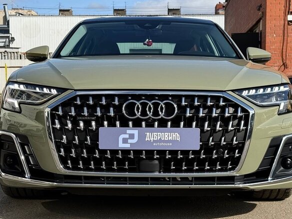 2022 Audi A8 Long 50 TFSI IV (D5) Рестайлинг, чёрный, 9600000 рублей - вид 1