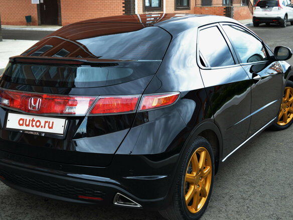 2008 Honda Civic VIII, чёрный - вид 6