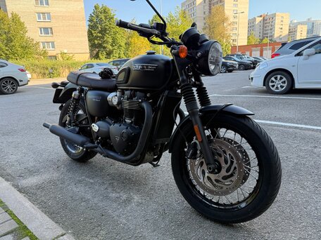 2024 Triumph Bonneville T120, чёрный, 1780000 рублей, вид 2