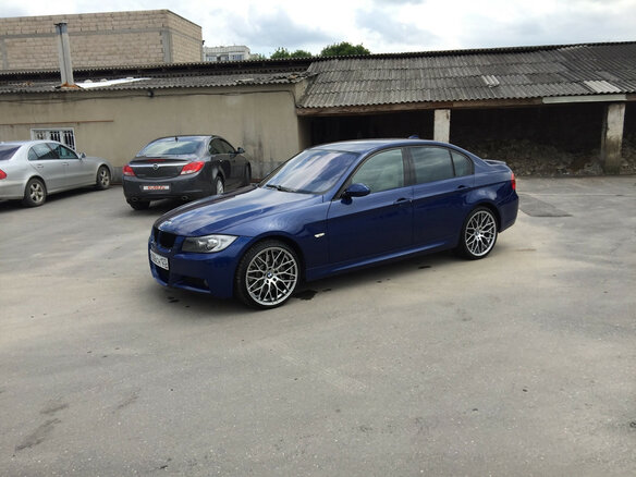 2008 BMW 3 серии 335i xDrive V (E90/E91/E92/E93), синий