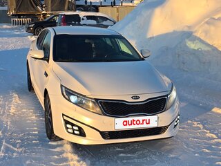 2014 Kia Optima III Рестайлинг, белый, 1600000 рублей, вид 3