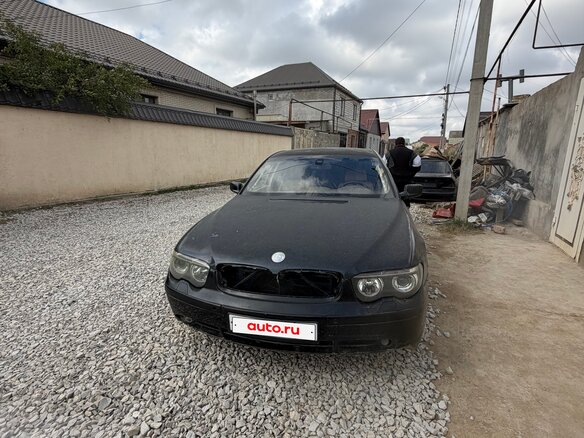 2003 BMW 7 серии 745i IV (E65/E66), чёрный, 330000 рублей - вид 6