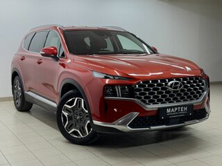 2021 Hyundai Santa Fe IV Рестайлинг, красный, 3279000 рублей, вид 3