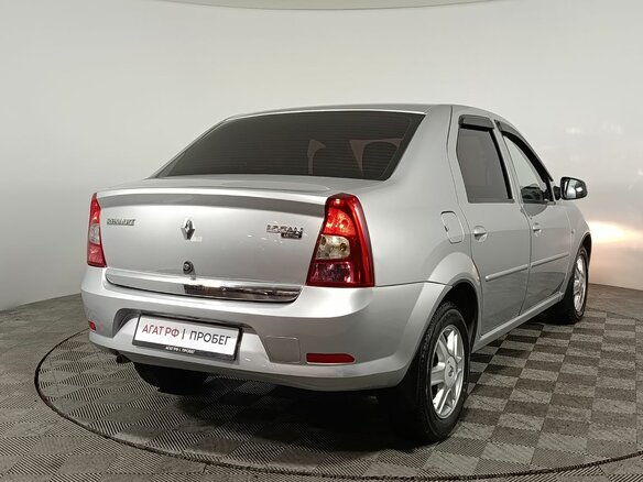 2012 Renault Logan I Рестайлинг, серебристый, 635000 рублей - вид 6