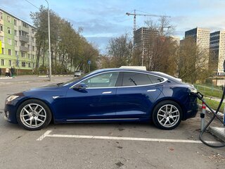2016 Tesla Model S 75D I Рестайлинг, синий, 2650000 рублей, вид 5