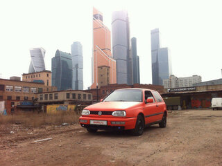 1997 Volkswagen Golf III, чёрный, 350000 рублей, вид 3