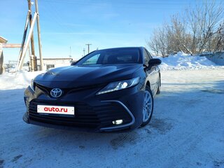 2021 Toyota Camry VIII (XV70) Рестайлинг, чёрный, 3300000 рублей, вид 5