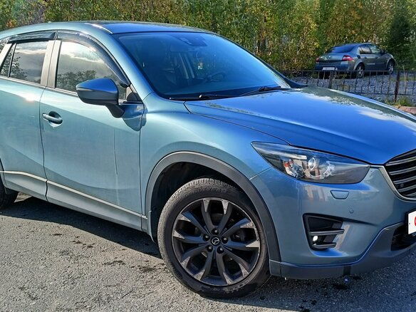 2015 Mazda CX-5 I Рестайлинг, голубой, 2000000 рублей - вид 1