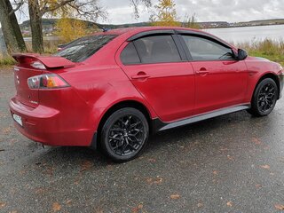 2013 Mitsubishi Lancer X Рестайлинг, красный, 830000 рублей, вид 4