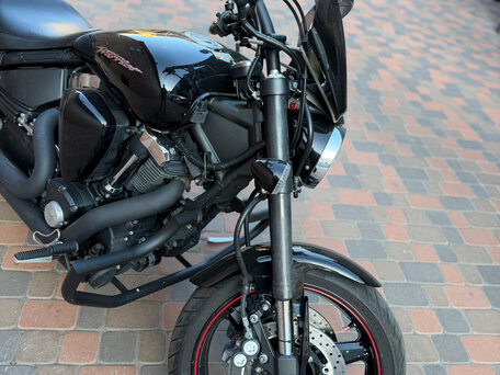 2005 Yamaha XV 1700 Warrior, чёрный, 800000 рублей, вид 3