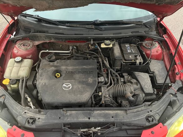 2003 Mazda 3 I (BK), красный, 330000 рублей - вид 14