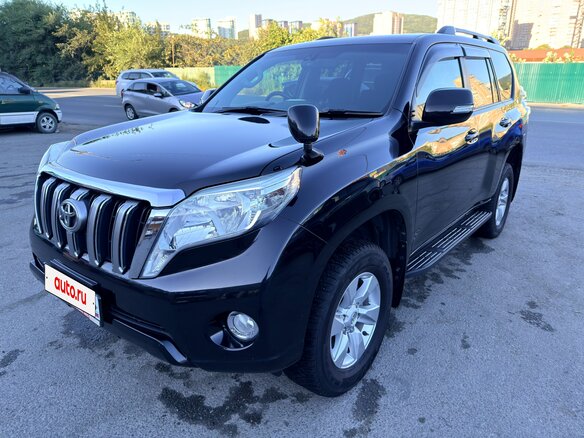 2014 Toyota Land Cruiser Prado 4-speed 150 Series Рестайлинг 1, чёрный, 3000000 рублей